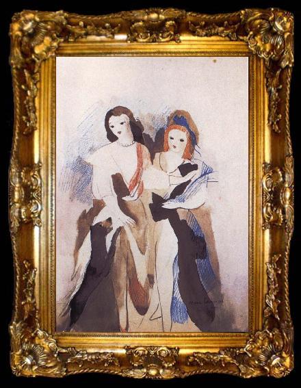 framed  Marie Laurencin Two woman, ta009-2